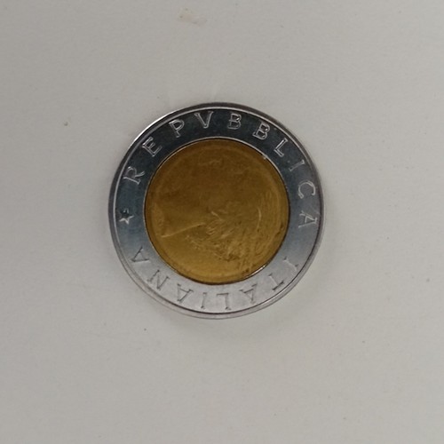 Italia moneta 500 lire 1994 - moneta,