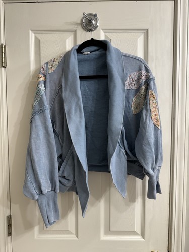 Maglione blu anthropologie - maglione,