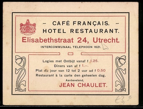 Carta rappresentante utrecht - rappresentante,