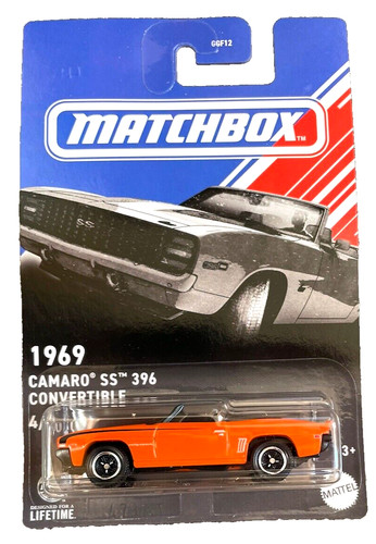 Matchbox 1969 camaro - ss, 396