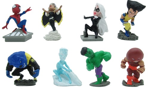 Marvel bobble heads set - marvel,
