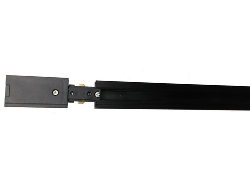 Binario led monofase nero - binario, 1.5m