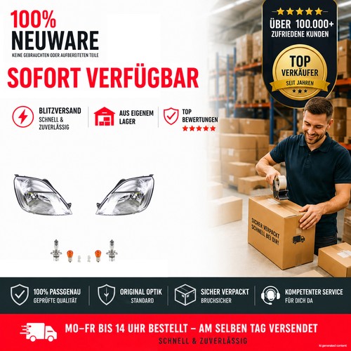 Set fari anteriori alogeni - di,