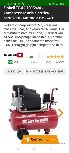 Compressore aria lt - 24,