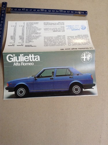 Depliant vintage pubblicitario - depliant,