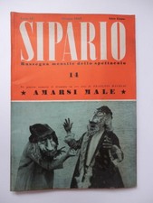 SIPARIO rivista TEATRO CINEMA