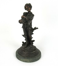 Statuina decorativa in metallo