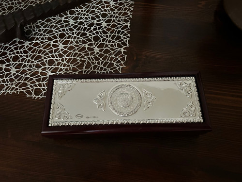 Portagioie argento e - argento,