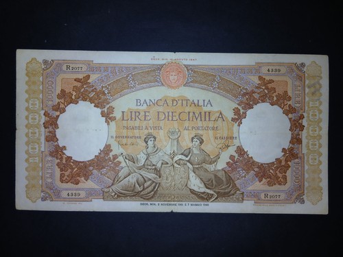 10000 lire repubbliche - lire,