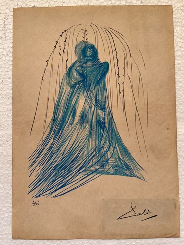 Salvador dali drawing paper - dali,
