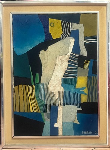 Quadro moderno mano olio su - moderno,