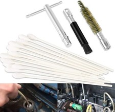 EN-47909 Injector Bore Brush Cleaning Kit & Swabs for 6.6L Duramax Diesel Engine