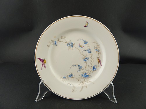 Antico piatto piano ceramica - piatto,