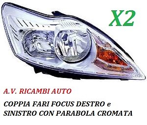 Coppia fari fanale proiettore - fari,