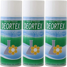 3 X Rampi DEORTEX Deodorante Igienizzante Tessuti ambienti Antitarme 400 ml