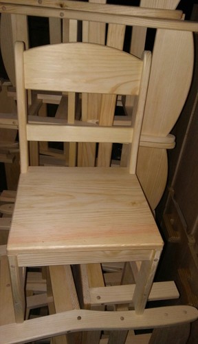 Sedia bambino legno con - sedia,