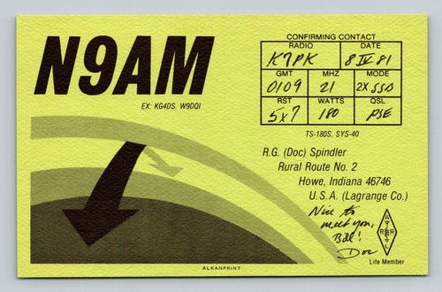 Ham radio qsl - ham, howe