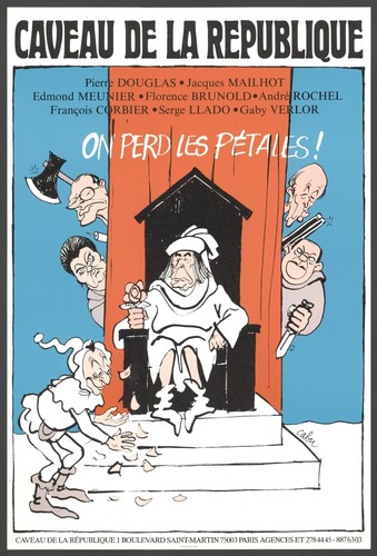 Cabu affiche caveau de - cabu,