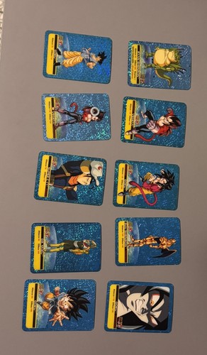 Dragon ball lamin - cards, lotto
