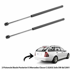 2 MOLLE  A GAS PISTONI