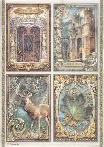 Stamperia carta riso 4 - di,