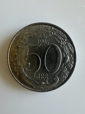 Moneta Italiana In Lire 50