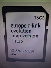Scheda SD Navigazione GPS Europa 2024-11.25 - Compatibile Con Renault R-Link