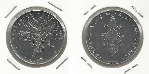Vaticano paolo 50 lire - vi,