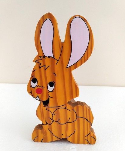 Portamatite coniglio legno - portamatite,