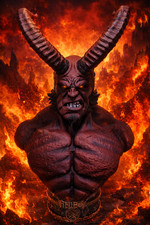 Statua Busto Hellboy 40 cm
