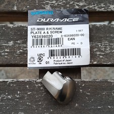 Shimano Dura Ace ST-9000 right hand shifter name plate