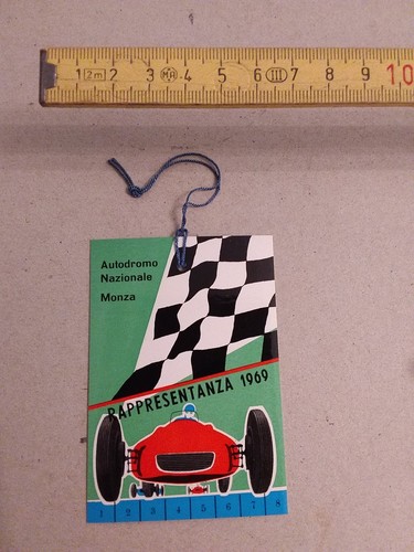 Autodromo monza 1969 targhetta - 1969,