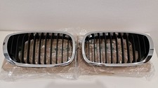 BMW E46 320cd Set griglia frontale cromata ORIGINAL 511370643240 511370643230
