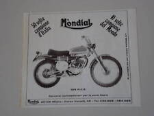 advertising Pubblicità 1973 MOTO MONDIAL 125 RCE