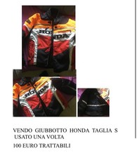 giubbotto rancing.  Marca Honda taglia S. Usato due volte 