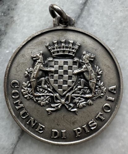 Medaglia comune pistoia - comune, di