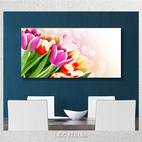 Tulipani colorati quadro - tulipani,