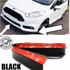 SPOILER Adesivo PER Ford Fiesta 6 SOTTO PARAURTI o MINIGONNE Nero Flessibile
