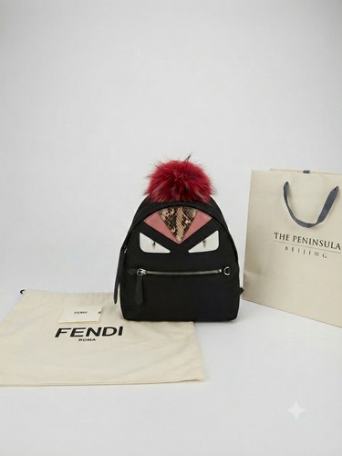Zaino originale fendi monster - zaino,
