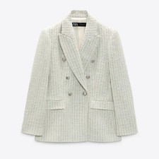 Zara || Blazer doppiopetto in