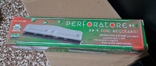 LEBEZ 840 perforatore per carta a 4 fori regolabili (verde)