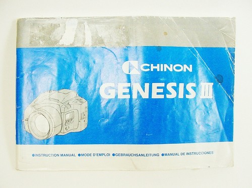 Chinon genesis iii opuscolo - chinon,