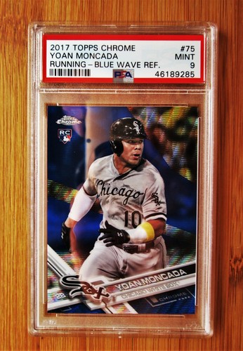 2017 topps chrome - blue, wave