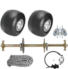 Kit Assale Posteriore 32" Ruote 5" Slick 7HP 125cc Motore Motore per Go kart Drift Trike