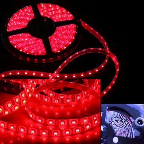 Striscia adesiva led rosso - 5m,