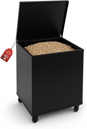 Porta pellet interno made - da,