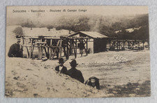 cartolina cosenza saracena funicolare campo longo viaggiata 1917 formato piccolo