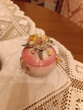 scatolina in ceramica decorata
