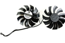 Coppia ventole ventola raffreddamento per EVGA GTX 750 780Ti 950 980Ti 1080Ti PLA09215B12H 87mm