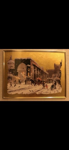 Quadro foglia oro giulio - quadro,